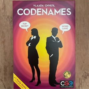 Codenames Czech Games Edition Board Game Family & Adults Ages 8+ For 4+ Players
